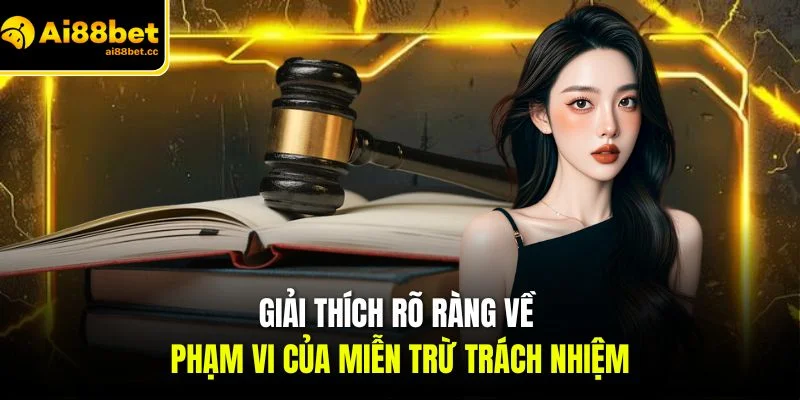 Miễn Trừ Trách Nhiệm AI88BET – Đảm Bảo Lợi Ích Đôi Bên 1 giai thich ro rang ve pham vi cua mien tru trach nhiem